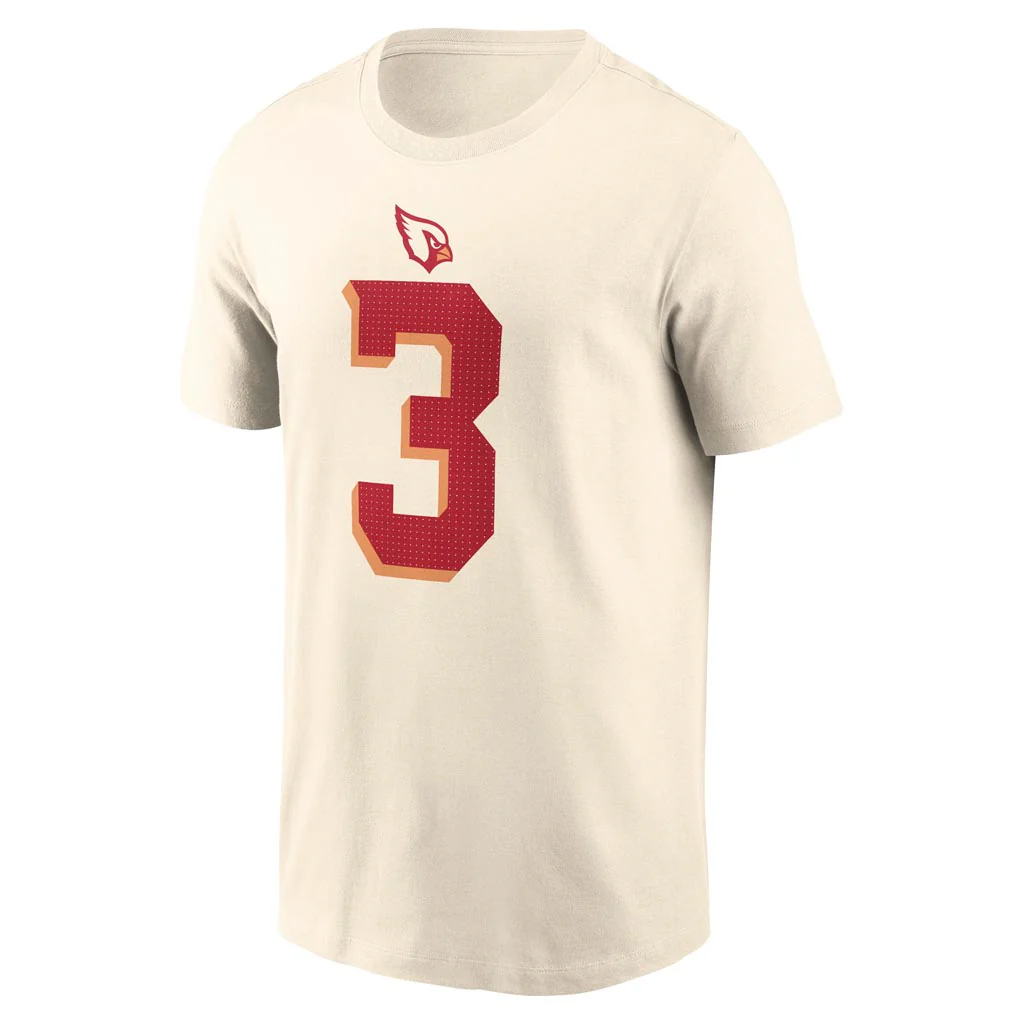 NFL Arizona Cardinals Budda Baker Nike Rivalries Name & Number T-Shirt - Tan - Image 2