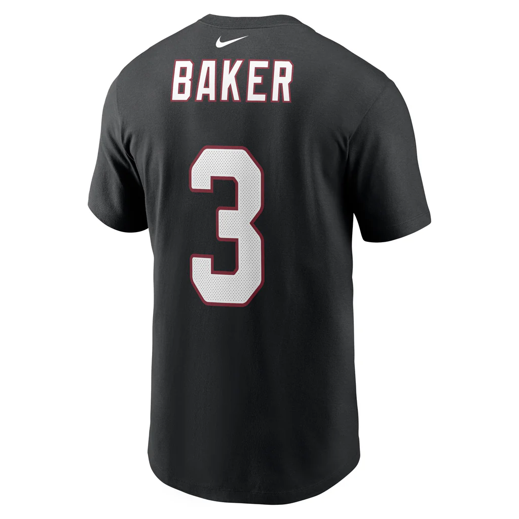 NFL Arizona Cardinals Budda Baker Nike Name & Number T-Shirt - Black - Image 3