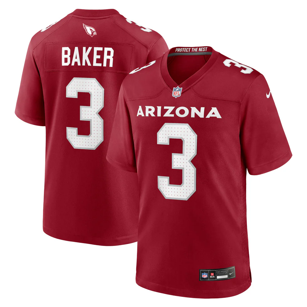 NFL Arizona Cardinals Budda Baker Nike Home Game Jersey - Red