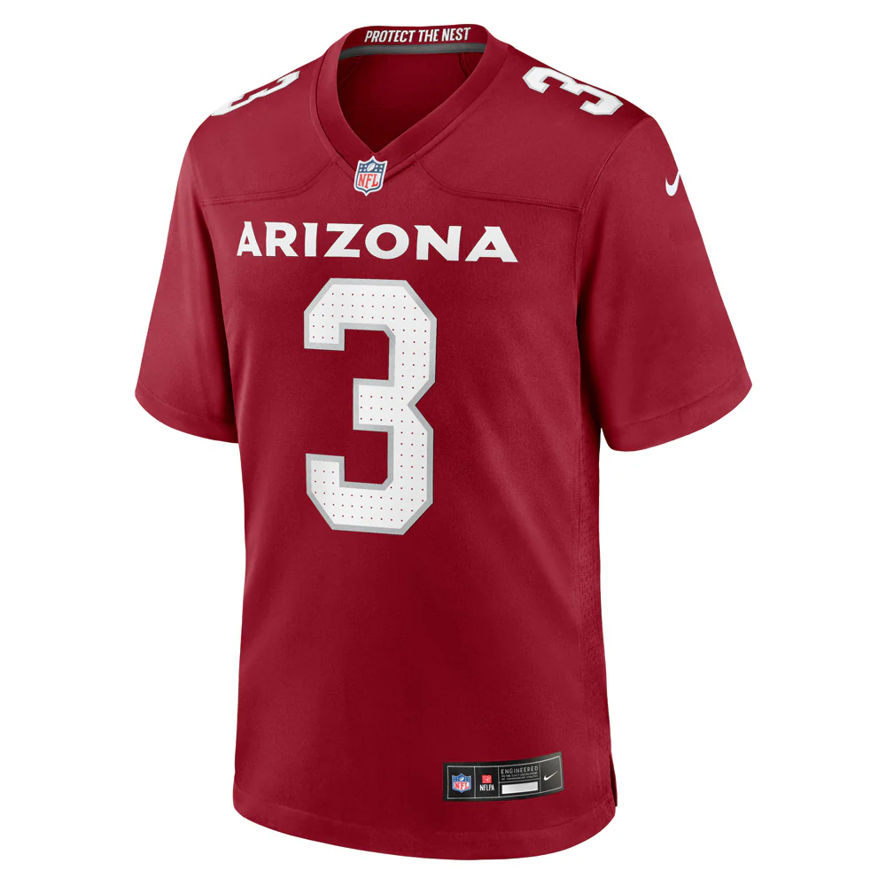 NFL Arizona Cardinals Budda Baker Nike Home Game Jersey - Red - Image 2