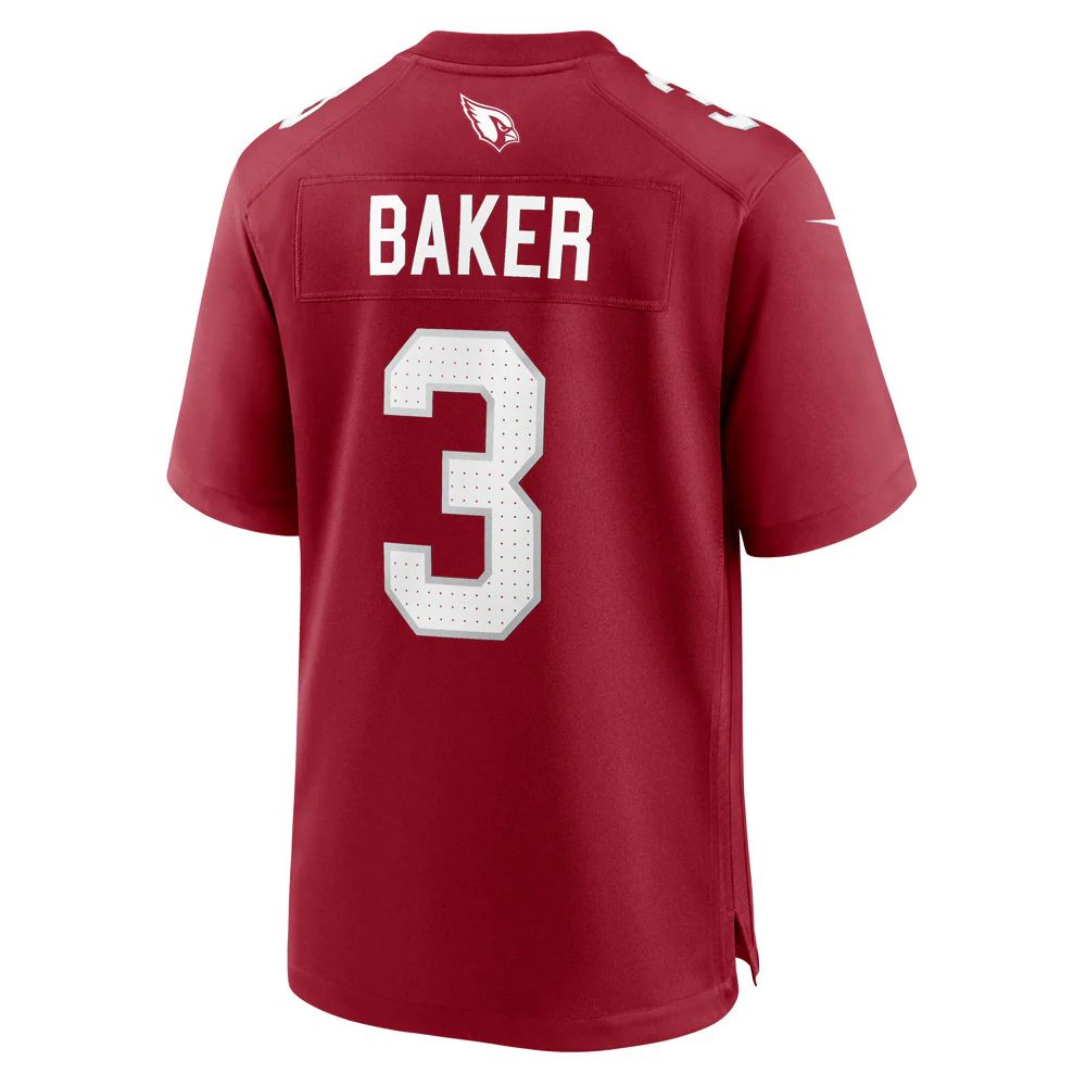 NFL Arizona Cardinals Budda Baker Nike Home Game Jersey - Red - Image 3