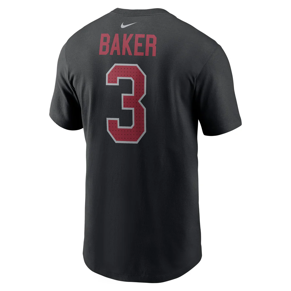 NFL Arizona Cardinals Budda Baker Nike Name & Number T-Shirt - Black - Image 3