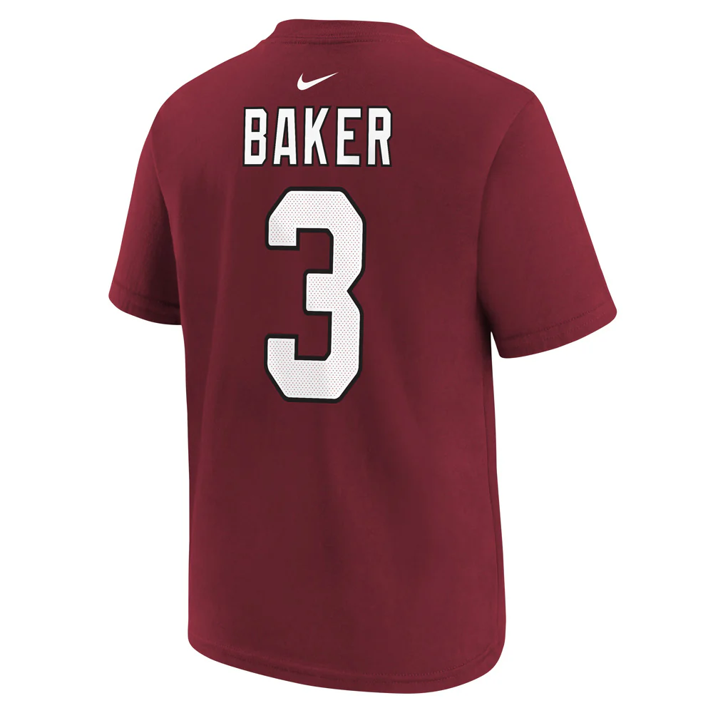 NFL Arizona Cardinals Budda Baker Youth Nike Name & Number T-Shirt - Red - Image 3