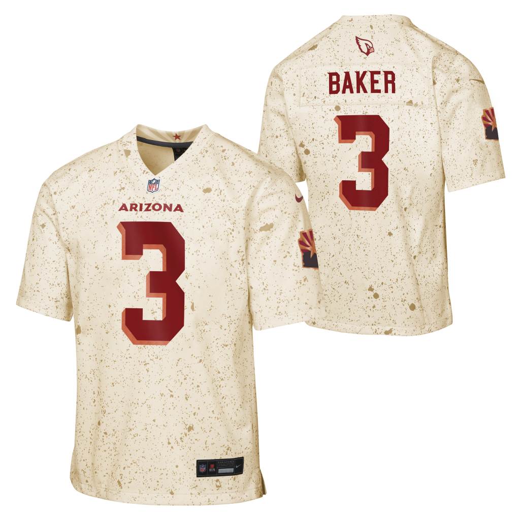 NFL Arizona Cardinals Budda Baker Youth Nike Rivalries Game Jersey - Tan