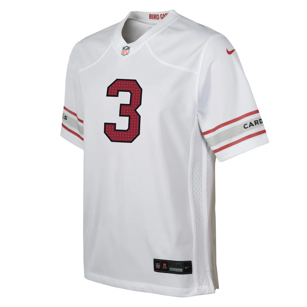 NFL Arizona Cardinals Budda Baker Youth Nike Road Game Jersey - White - Image 2