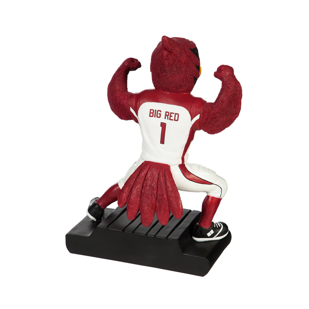 NFL Arizona Cardinals Evergreen 16" Mascot Statue - Image 2