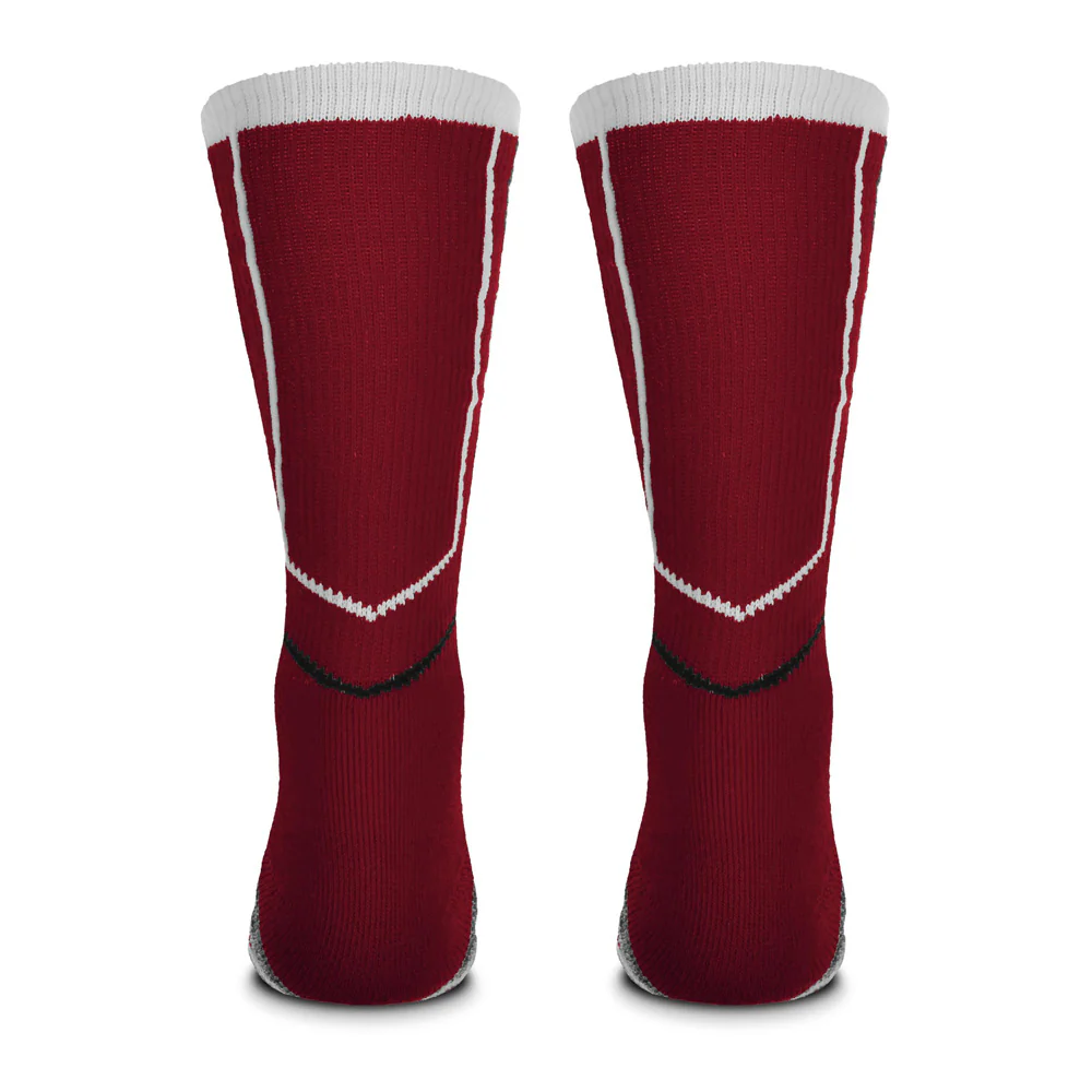 NFL Arizona Cardinals For Bare Feet Mascot Snoop Crew Socks - Image 2
