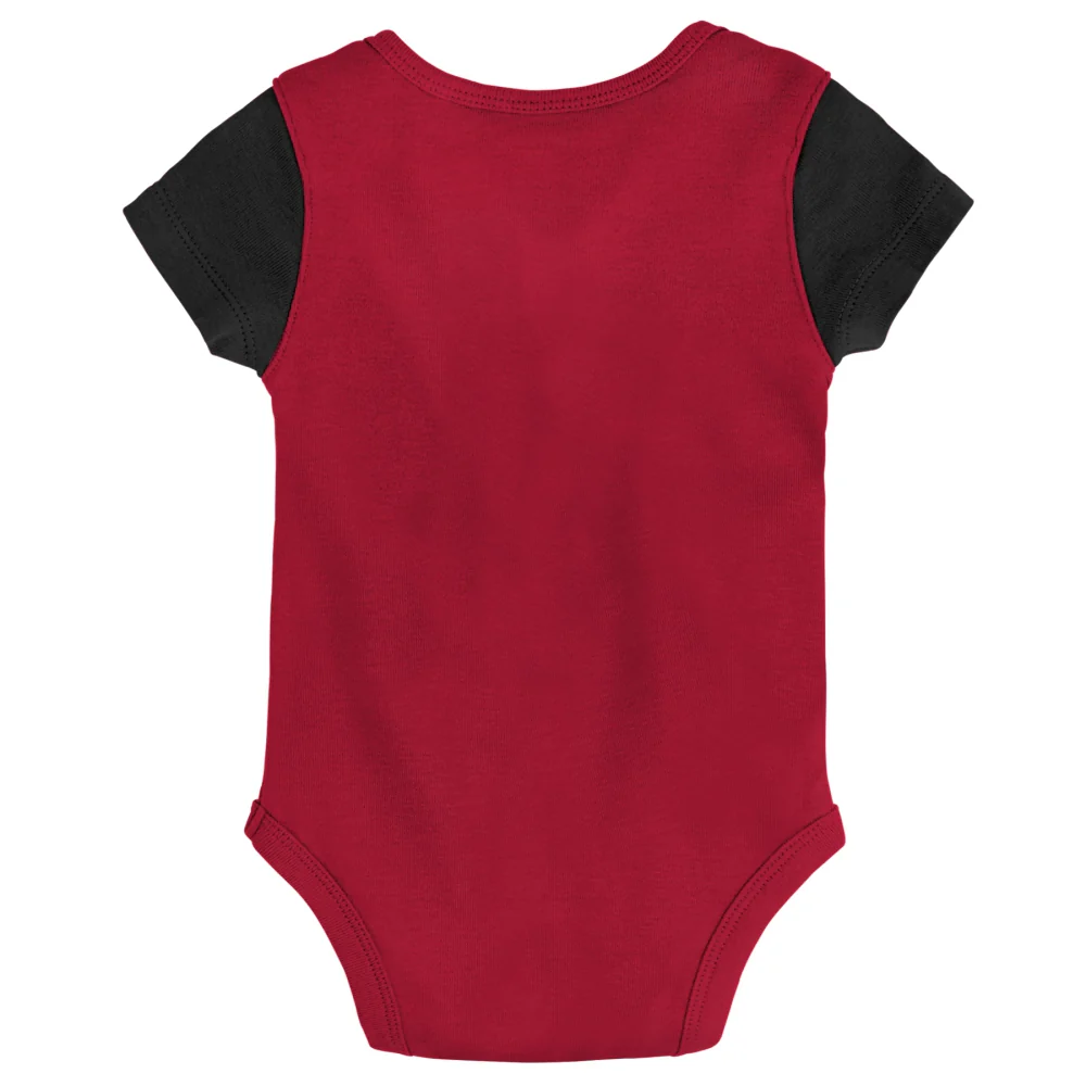 NFL Arizona Cardinals Infant Outerstuff Little Champ Bib & Bootie Onesie Set - Image 3