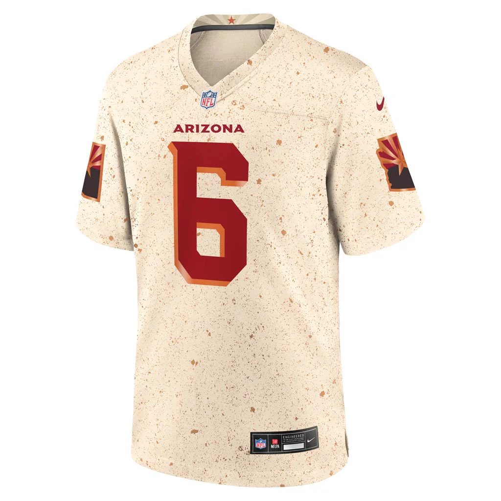 NFL Arizona Cardinals James Conner Nike Rivalries Game Jersey - Tan - Image 2