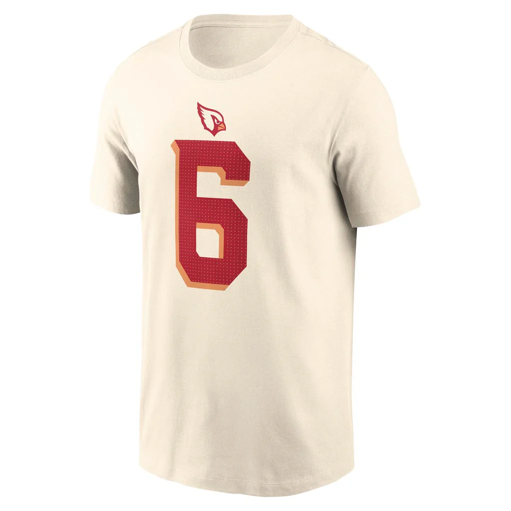 NFL Arizona Cardinals James Conner Nike Rivalries Name & Number T-Shirt - Tan - Image 2