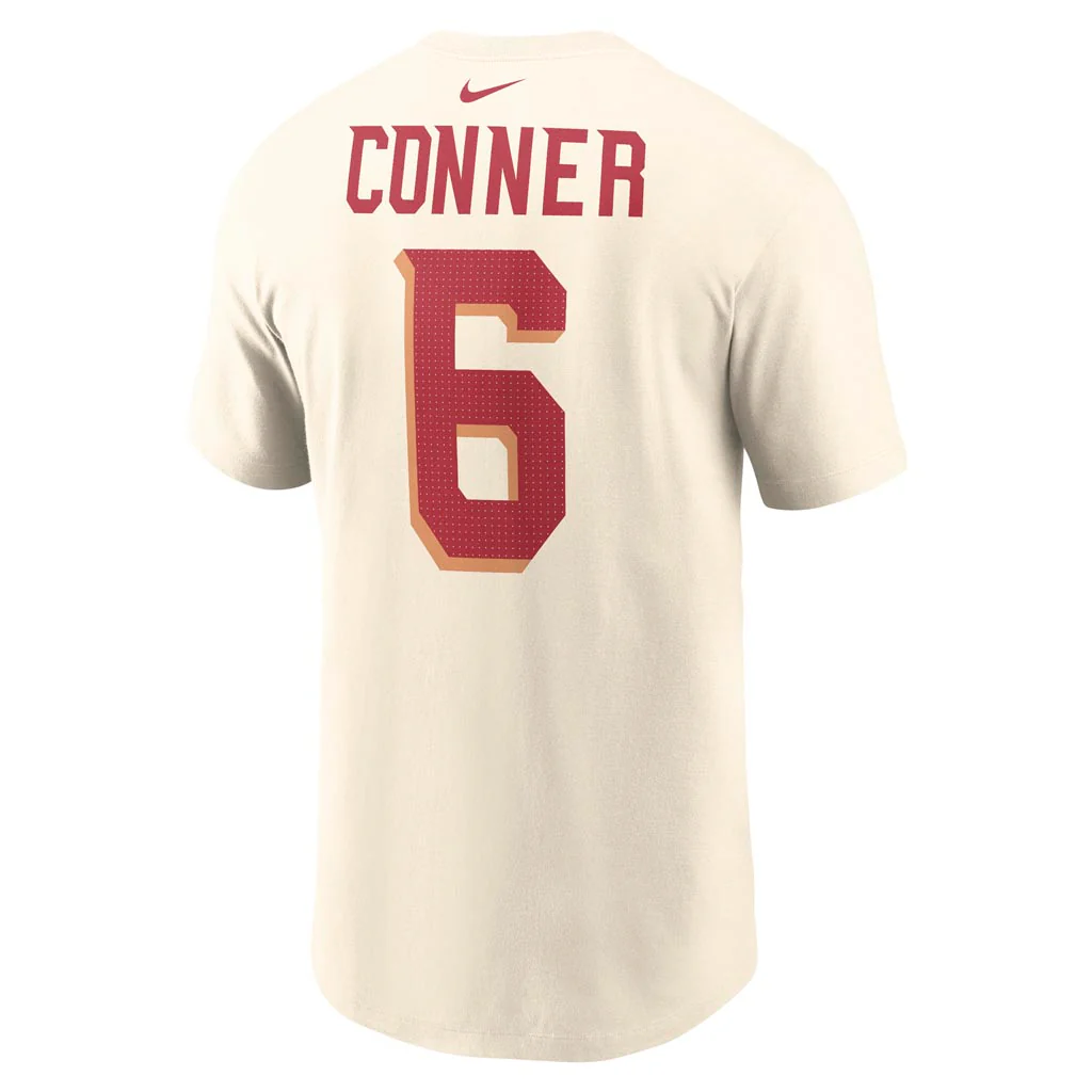 NFL Arizona Cardinals James Conner Nike Rivalries Name & Number T-Shirt - Tan - Image 3