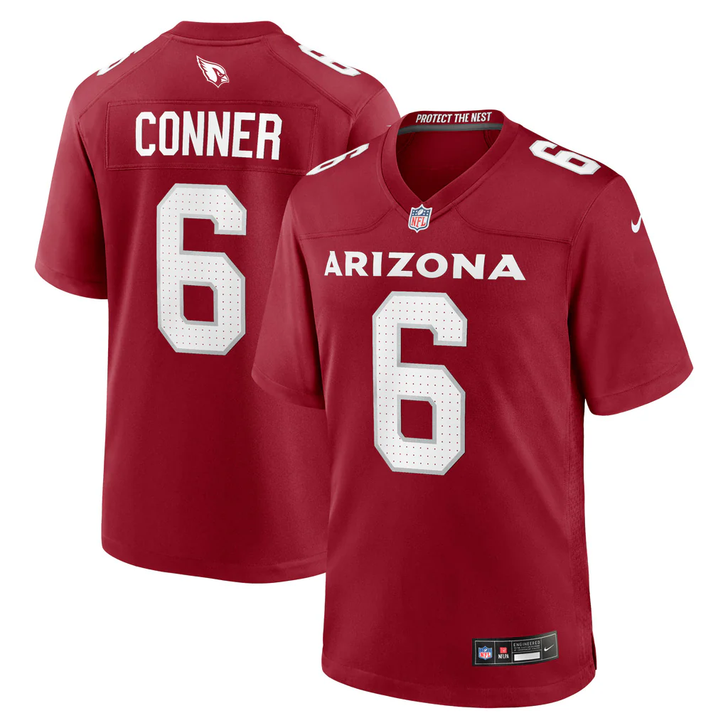NFL Arizona Cardinals James Conner Nike Home Game Jersey - Red