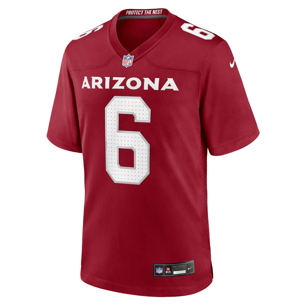 NFL Arizona Cardinals James Conner Nike Home Game Jersey - Red - Image 2