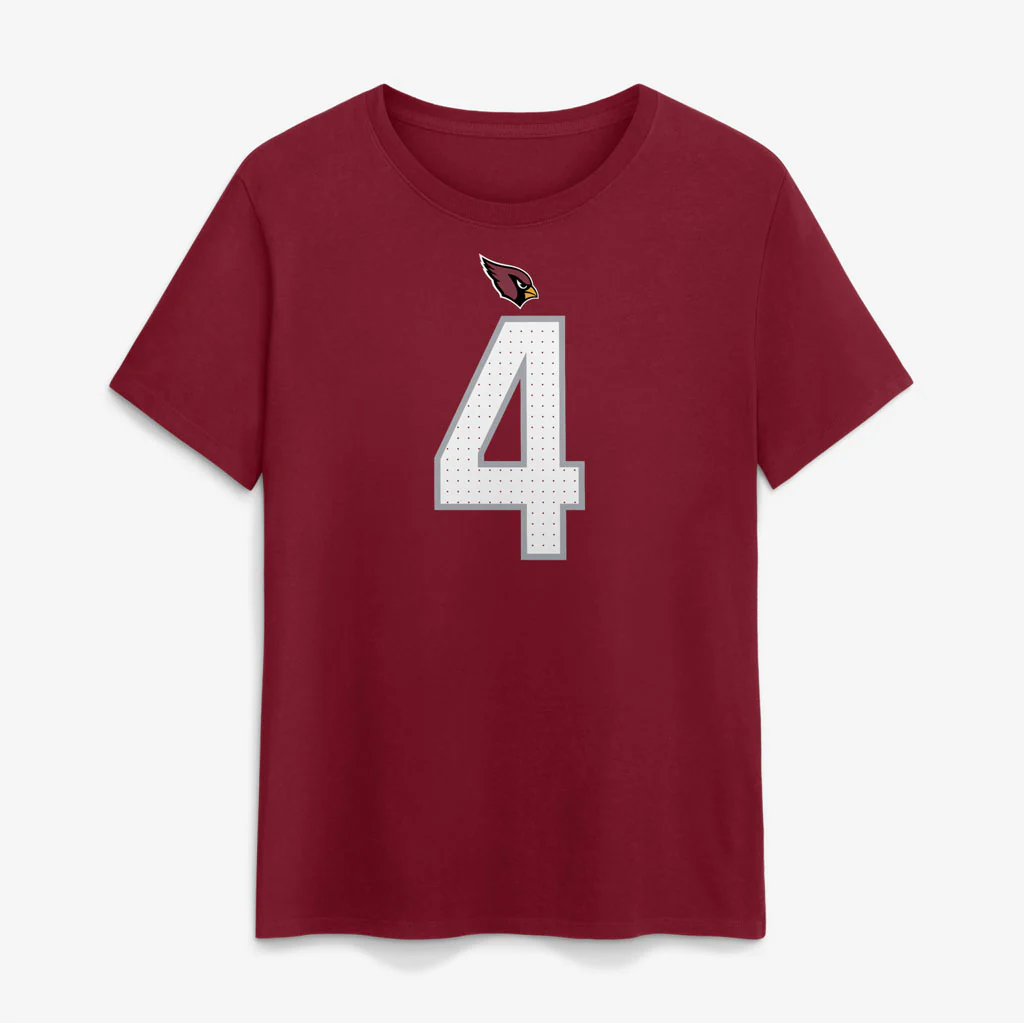 NFL Arizona Cardinals Jeremiyah Love Nike Home Name & Number T-Shirt - Red - Image 2