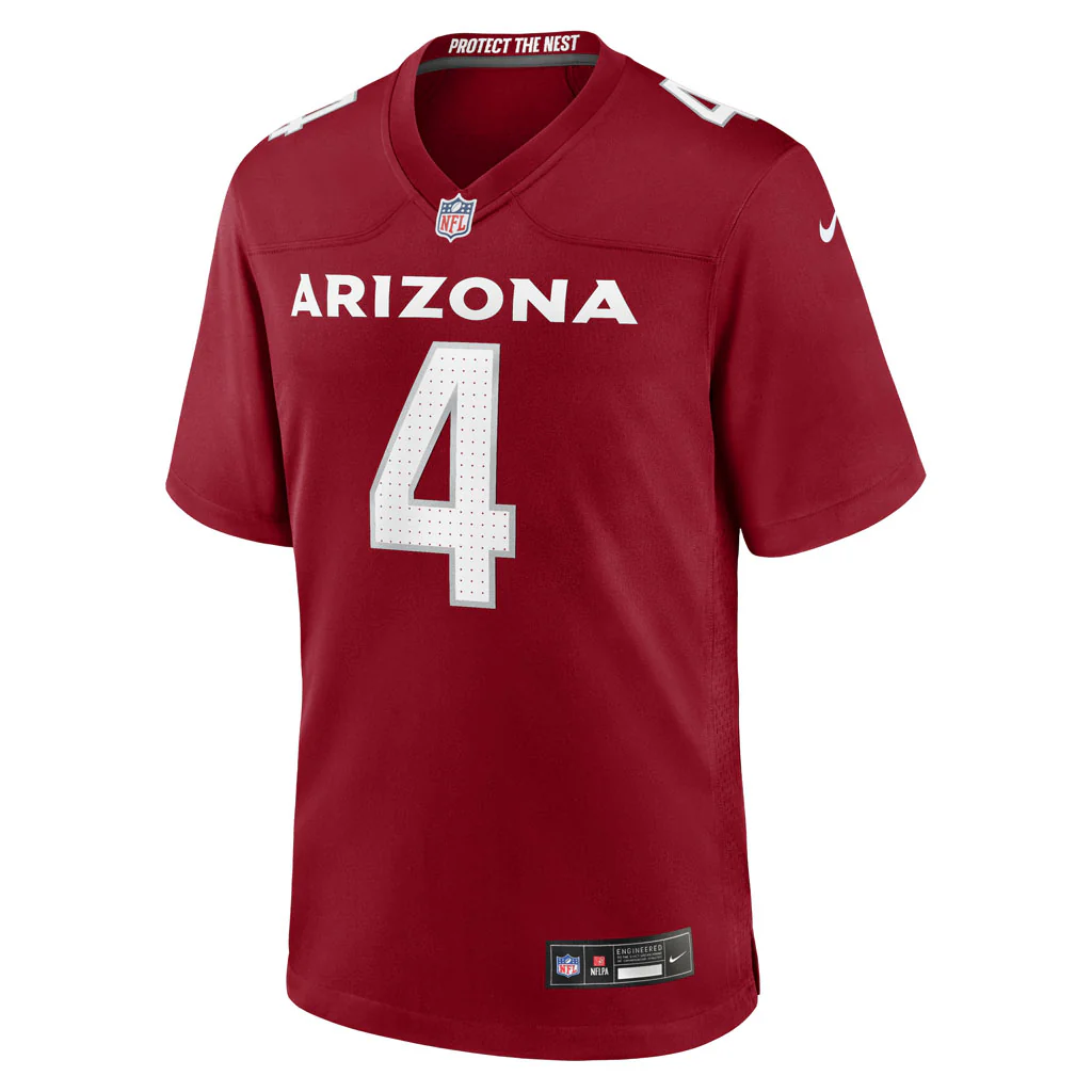 NFL Arizona Cardinals Jeremiyah Love Youth Nike Home Game Jersey - Red - Image 2