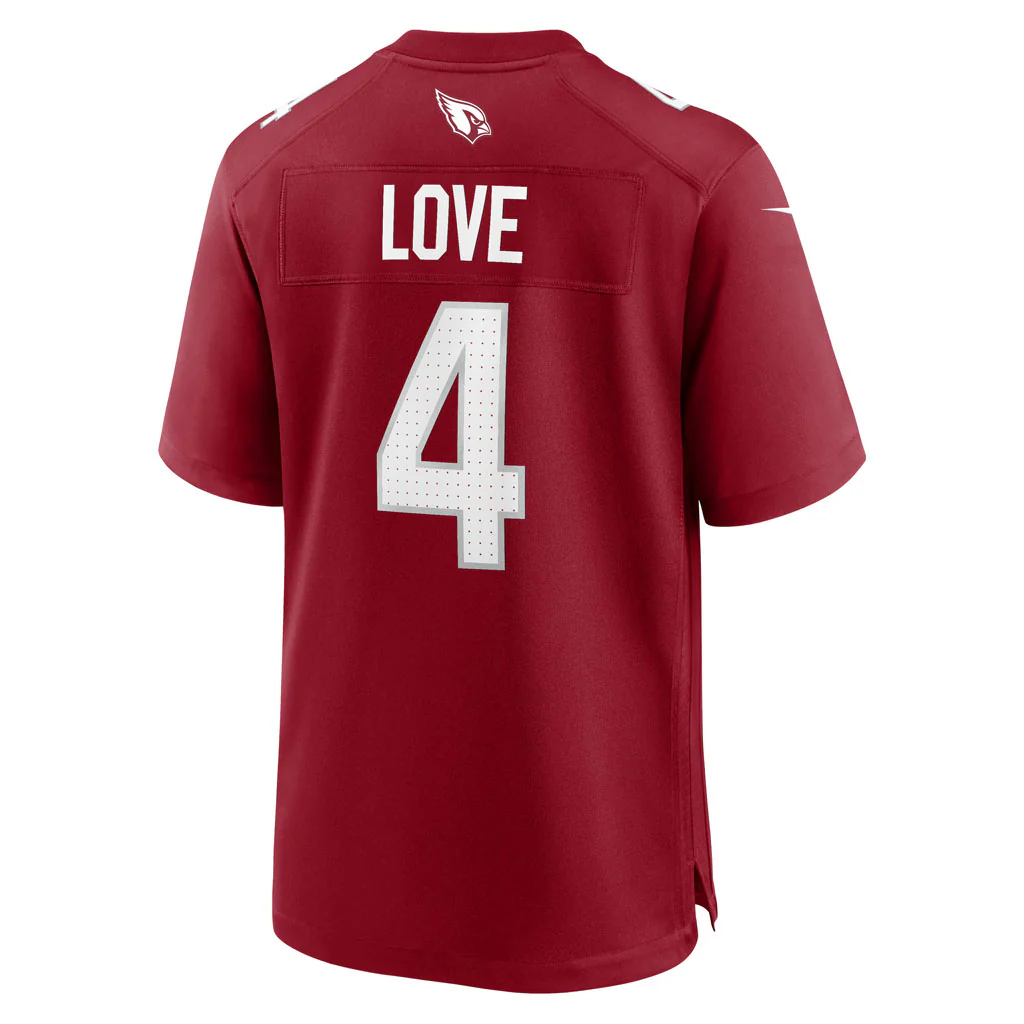 NFL Arizona Cardinals Jeremiyah Love Youth Nike Home Game Jersey - Red - Image 3