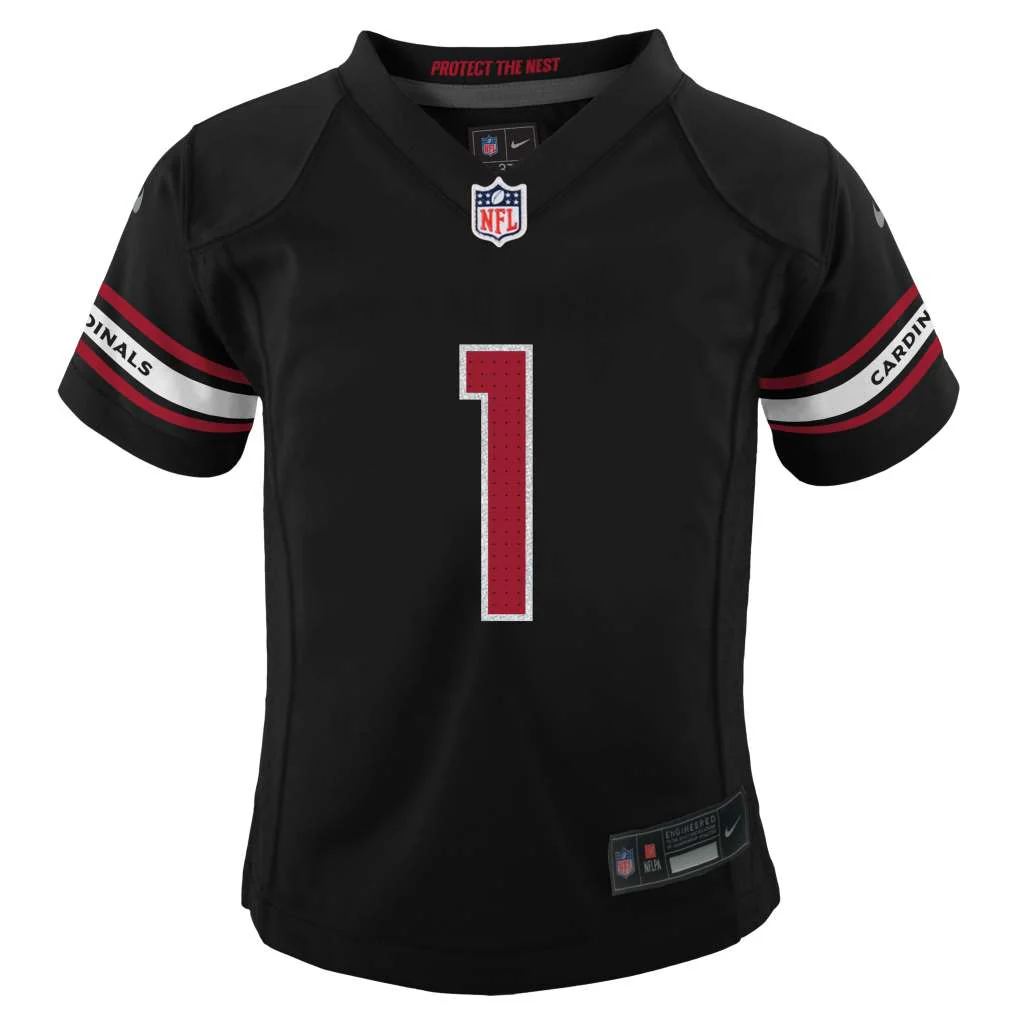 NFL Arizona Cardinals Kyler Murray Kids Nike Alternate Game Jersey - Black - Image 2