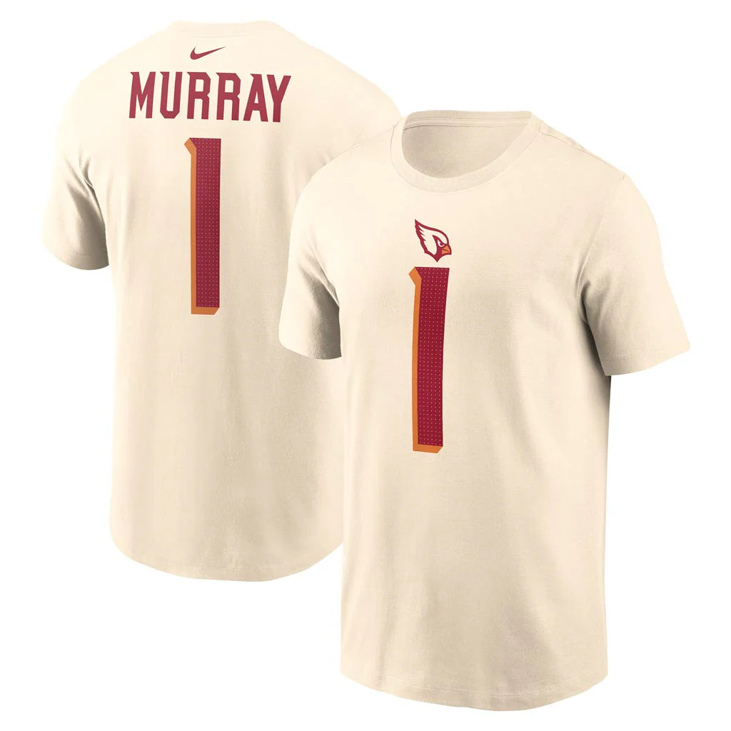 NFL Arizona Cardinals Kyler Murray Nike Rivalries Name & Number T-Shirt - Tan