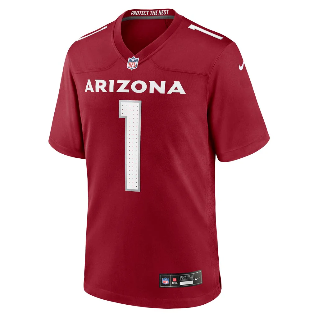 NFL Arizona Cardinals Kyler Murray Nike Home Game Jersey - Red - Image 2