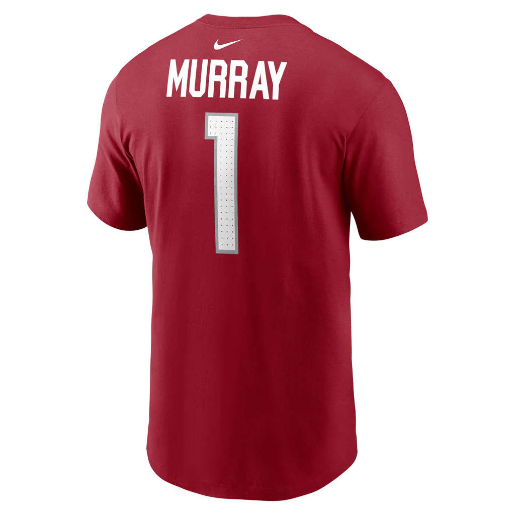 NFL Arizona Cardinals Kyler Murray Nike Name & Number T-Shirt - Red - Image 3