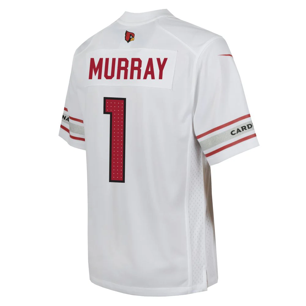 NFL Arizona Cardinals Kyler Murray Youth Nike Road Game Jersey - White - Image 2