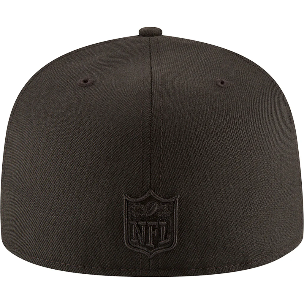 NFL Arizona Cardinals New Era Black on Black 59FIFTY Hat - Black - Image 4
