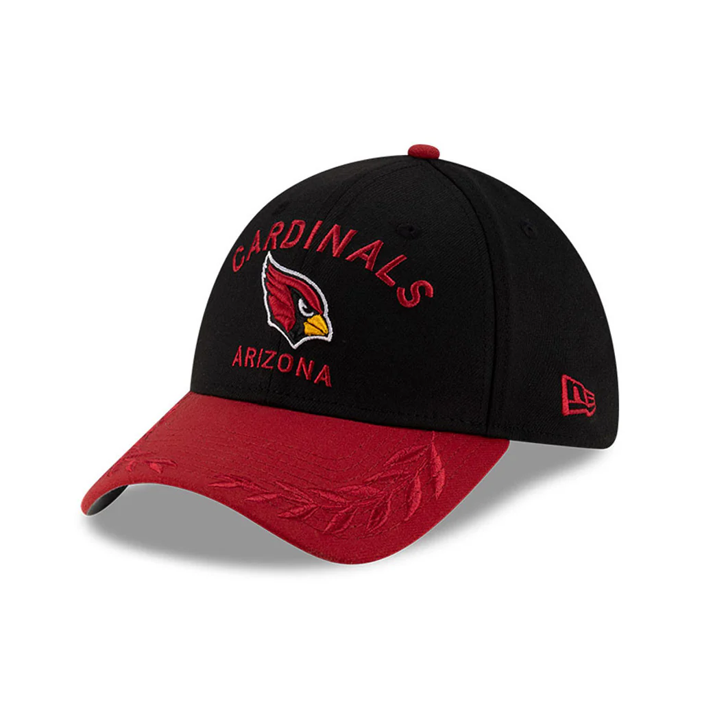 NFL Arizona Cardinals New Era 2025 Draft 39THIRTY Flex Fit Hat - Black