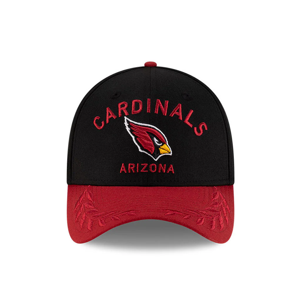NFL Arizona Cardinals New Era 2025 Draft 39THIRTY Flex Fit Hat - Black - Image 2
