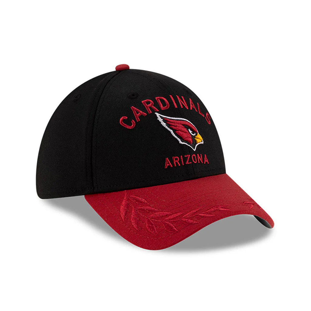NFL Arizona Cardinals New Era 2025 Draft 39THIRTY Flex Fit Hat - Black - Image 3