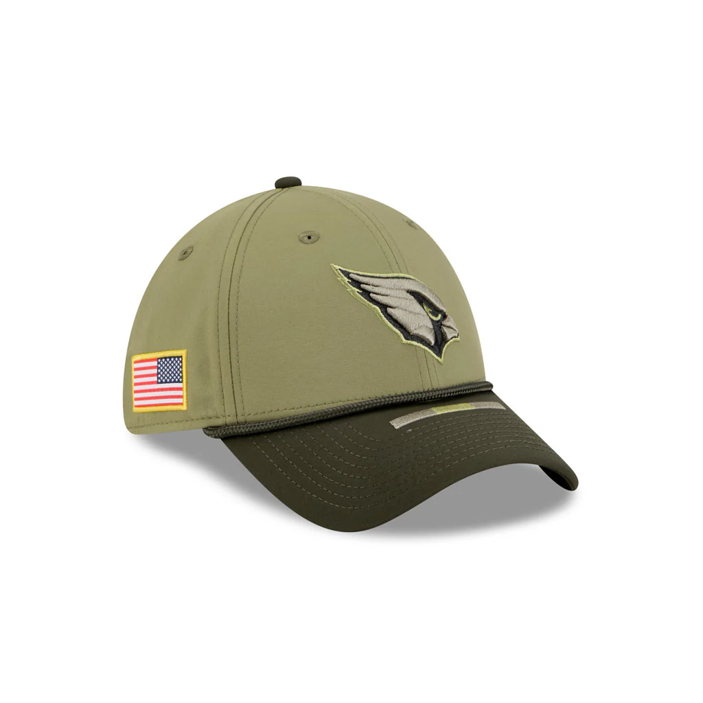 NFL Arizona Cardinals New Era 2025 Salute to Service 39THIRTY Flex Fit Hat - Green