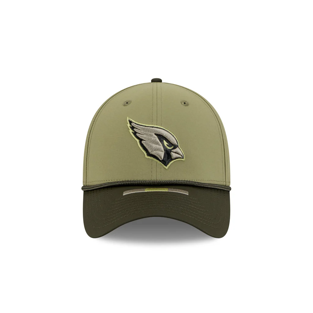 NFL Arizona Cardinals New Era 2025 Salute to Service 39THIRTY Flex Fit Hat - Green - Image 2