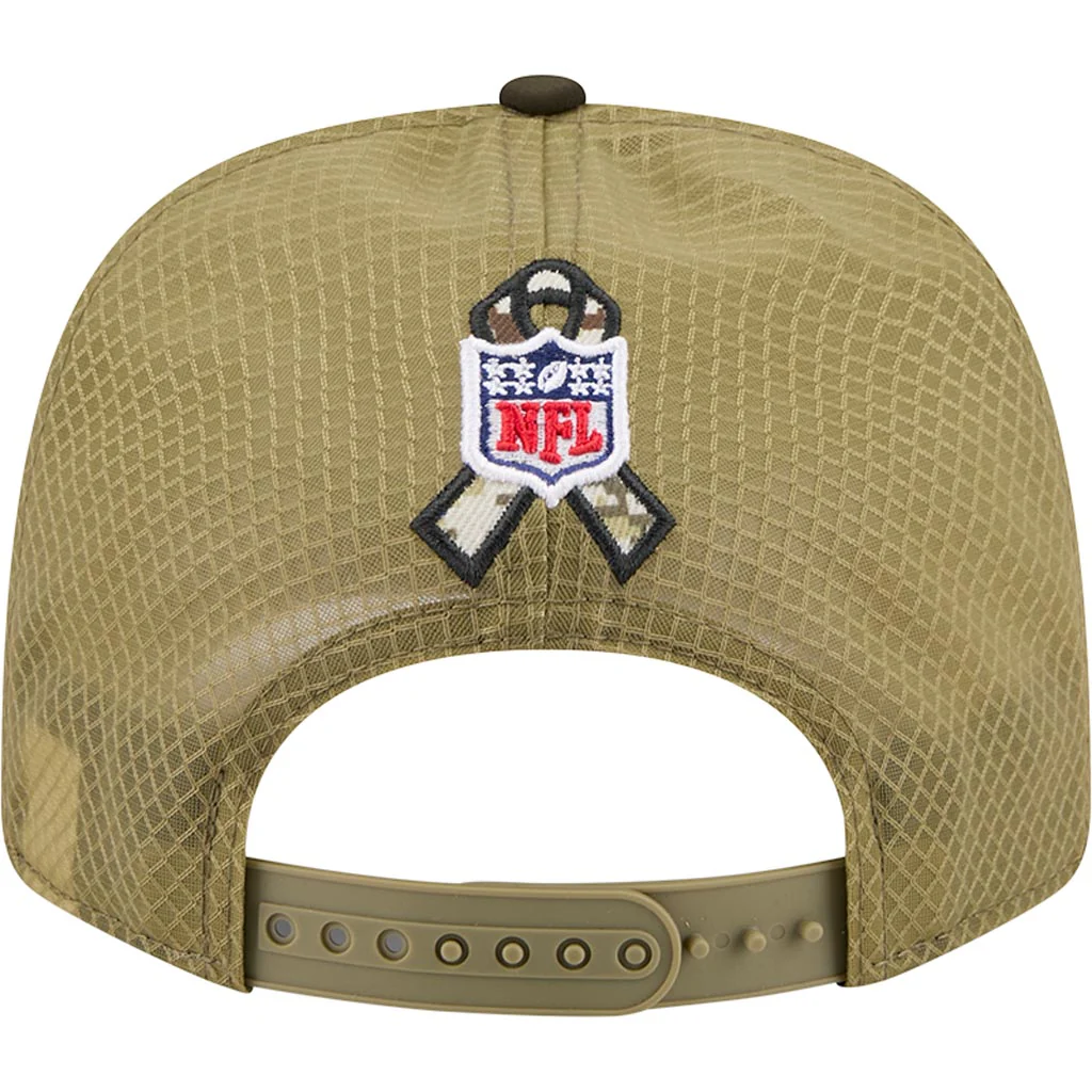 NFL Arizona Cardinals New Era 2025 Salute to Service 9SEVENTY Stretch-Snapback Hat - Green - Image 4