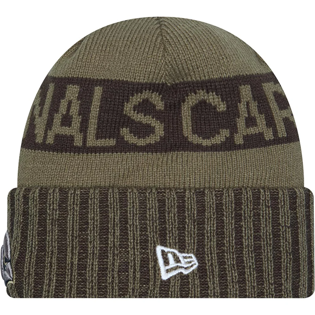 NFL Arizona Cardinals New Era 2025 Salute to Service Knit Hat - Green - Image 2