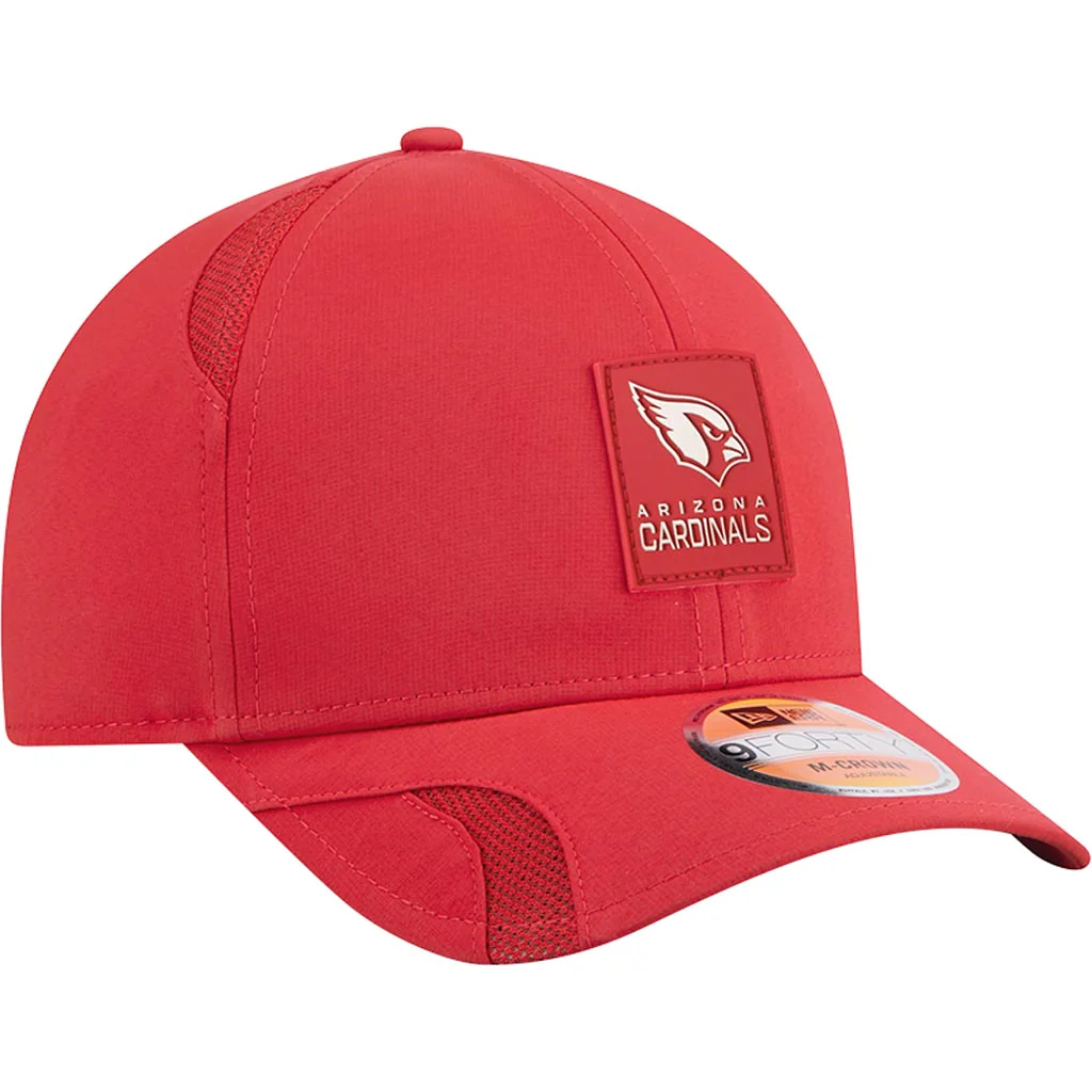 NFL Arizona Cardinals New Era 2025 Sideline 9FORTY M-Crown Snapback Hat - Red - Image 2