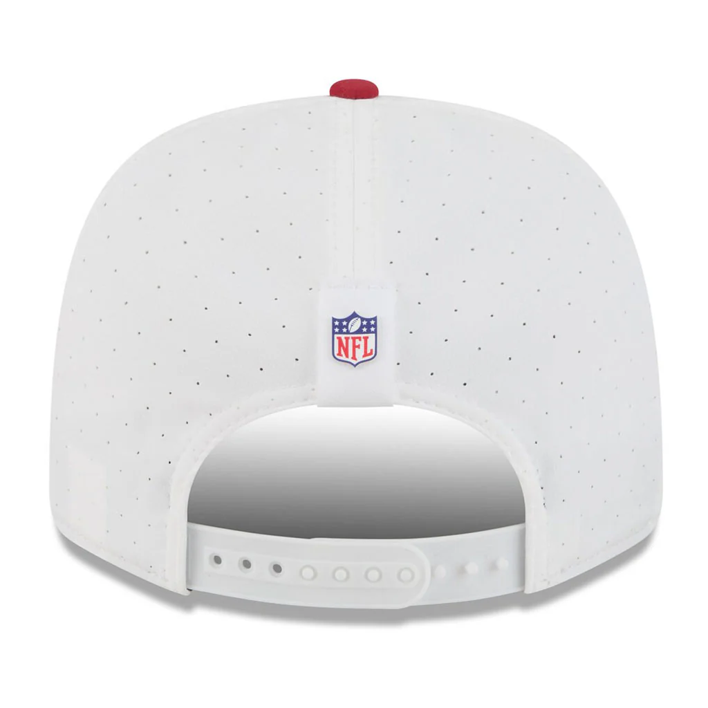 NFL Arizona Cardinals New Era 2025 Training 9SEVENTY Stretch Snap Hat - White - Image 3