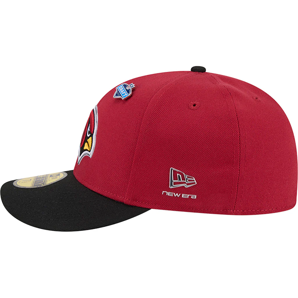 NFL Arizona Cardinals New Era 2026 Draft 59FIFTY Fitted Hat - Red - Image 4