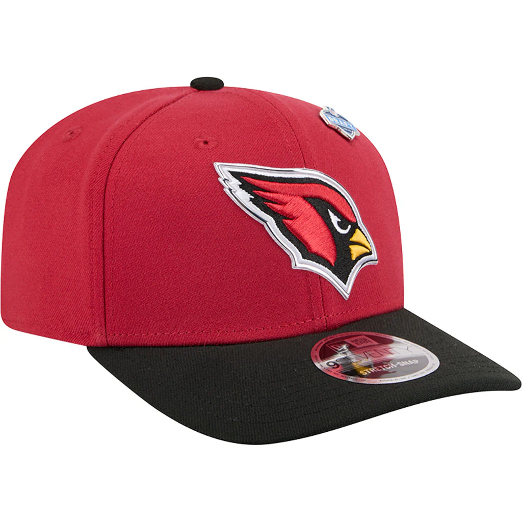 NFL Arizona Cardinals New Era 2026 Draft 9SEVENTY Snapback Hat - Red - Image 2