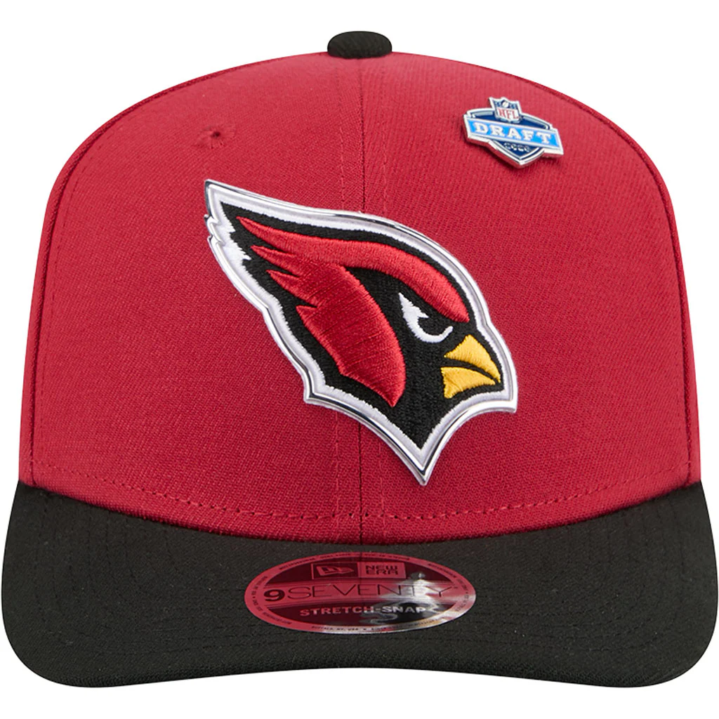 NFL Arizona Cardinals New Era 2026 Draft 9SEVENTY Snapback Hat - Red - Image 3