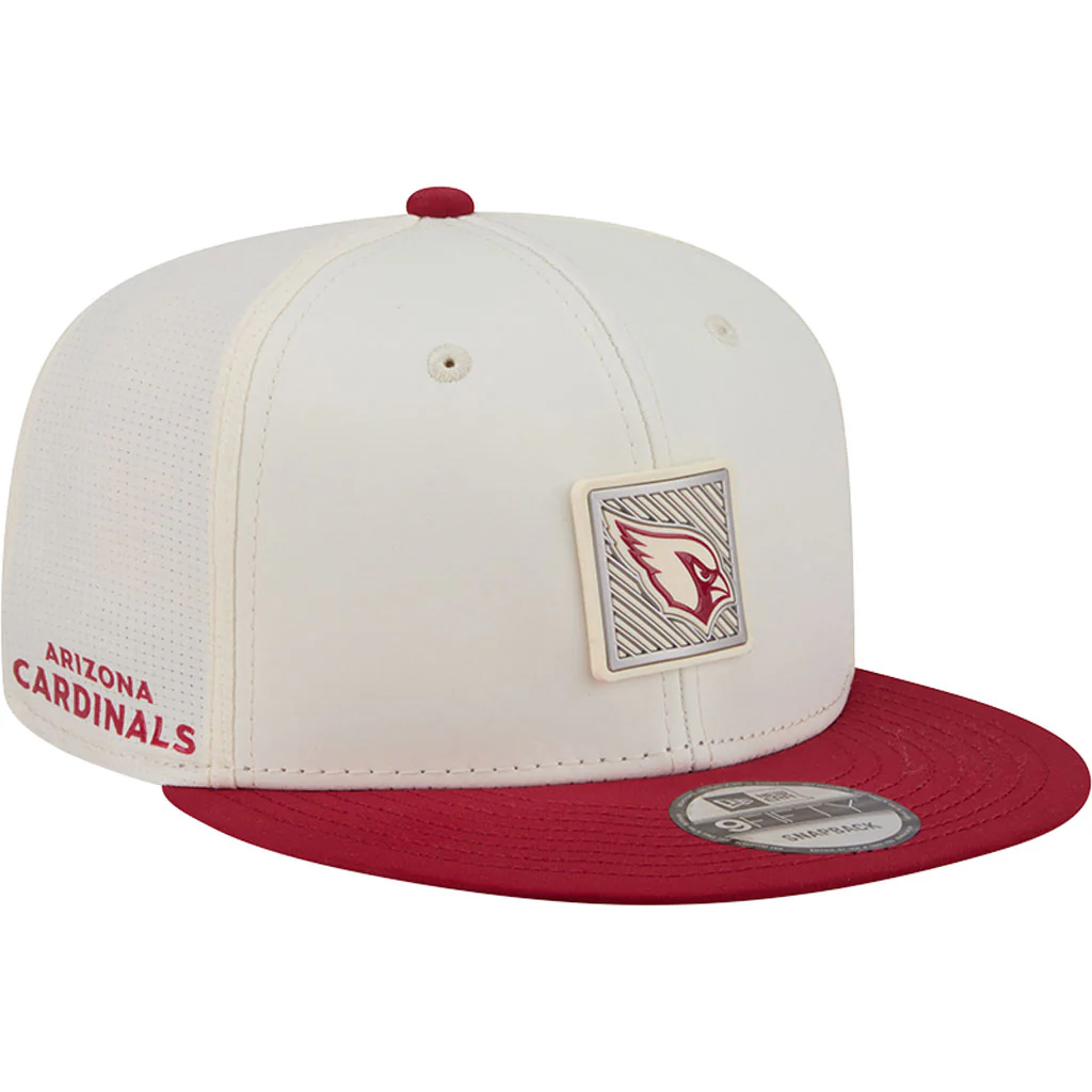 NFL Arizona Cardinals New Era 2026 Training 9FIFTY Snapback Hat - Cream - Image 2