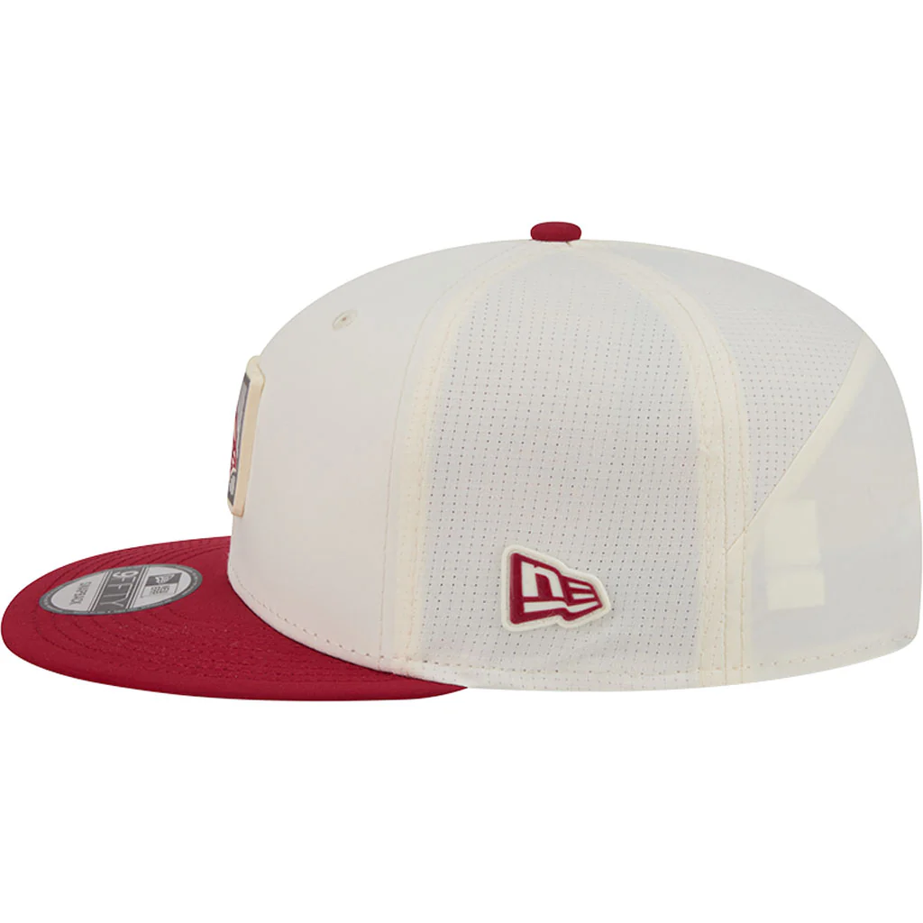 NFL Arizona Cardinals New Era 2026 Training 9FIFTY Snapback Hat - Cream - Image 4