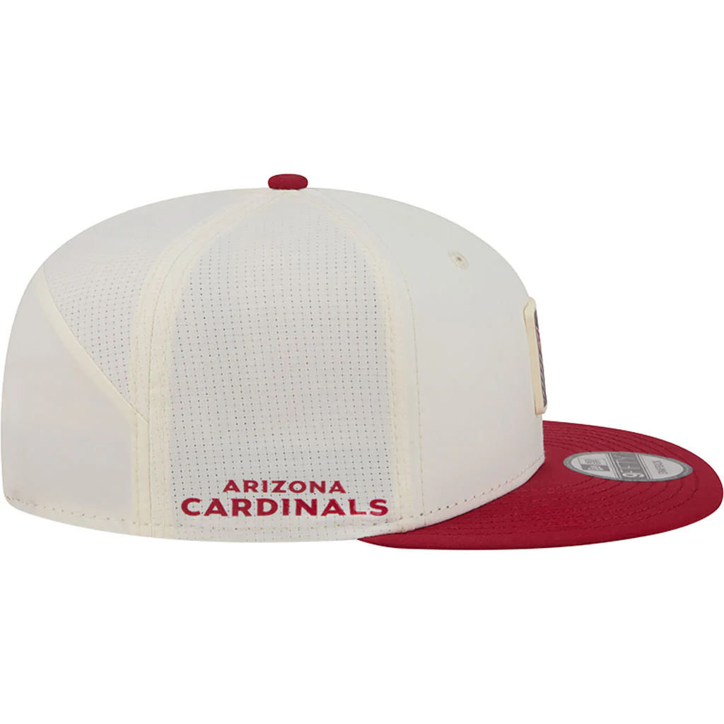 NFL Arizona Cardinals New Era 2026 Training 9FIFTY Snapback Hat - Cream - Image 5