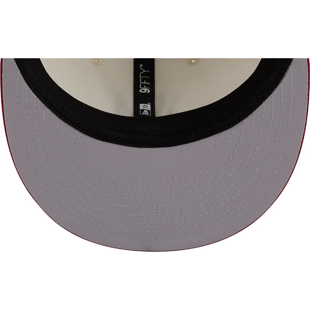 NFL Arizona Cardinals New Era 2026 Training 9FIFTY Snapback Hat - Cream - Image 7