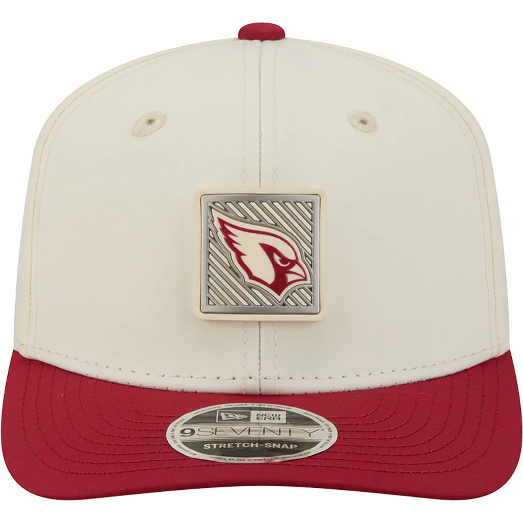 NFL Arizona Cardinals New Era 2026 Training 9SEVENTY Stretch Snapback Hat - Cream - Image 3