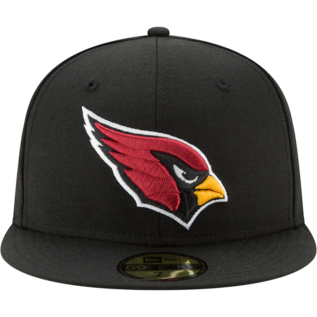 NFL Arizona Cardinals New Era Basic 59FIFTY Hat - Black - Image 3