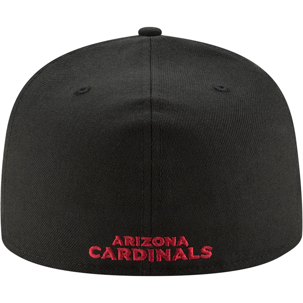 NFL Arizona Cardinals New Era Basic 59FIFTY Hat - Black - Image 4
