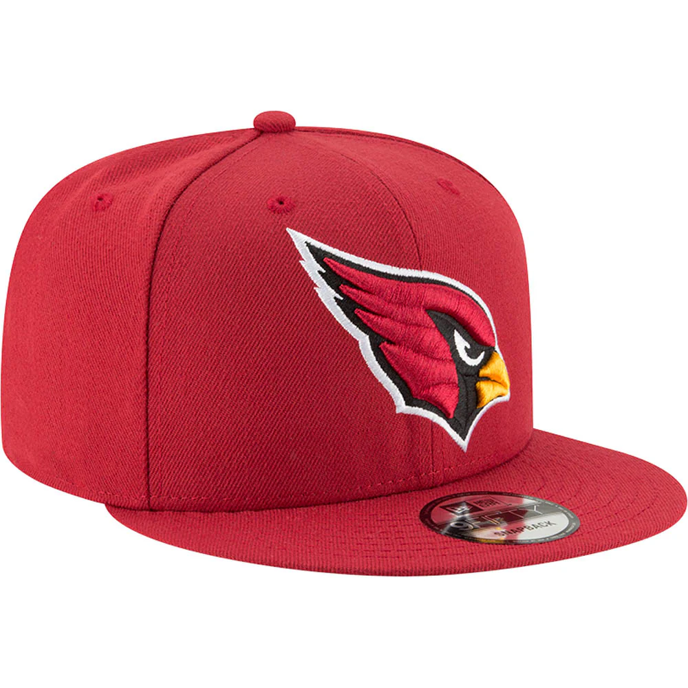 NFL Arizona Cardinals New Era Basic 9FIFTY Snapback Hat - Red - Image 2