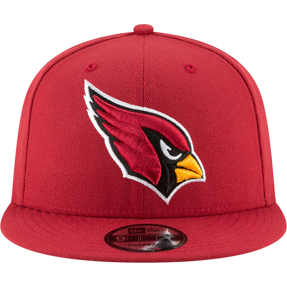 NFL Arizona Cardinals New Era Basic 9FIFTY Snapback Hat - Red - Image 3