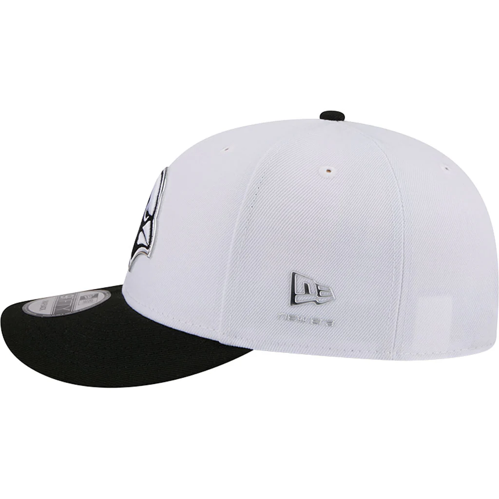 NFL Arizona Cardinals New Era Black & White 2026 Draft 9FIFTY Snapback Hat - White - Image 4