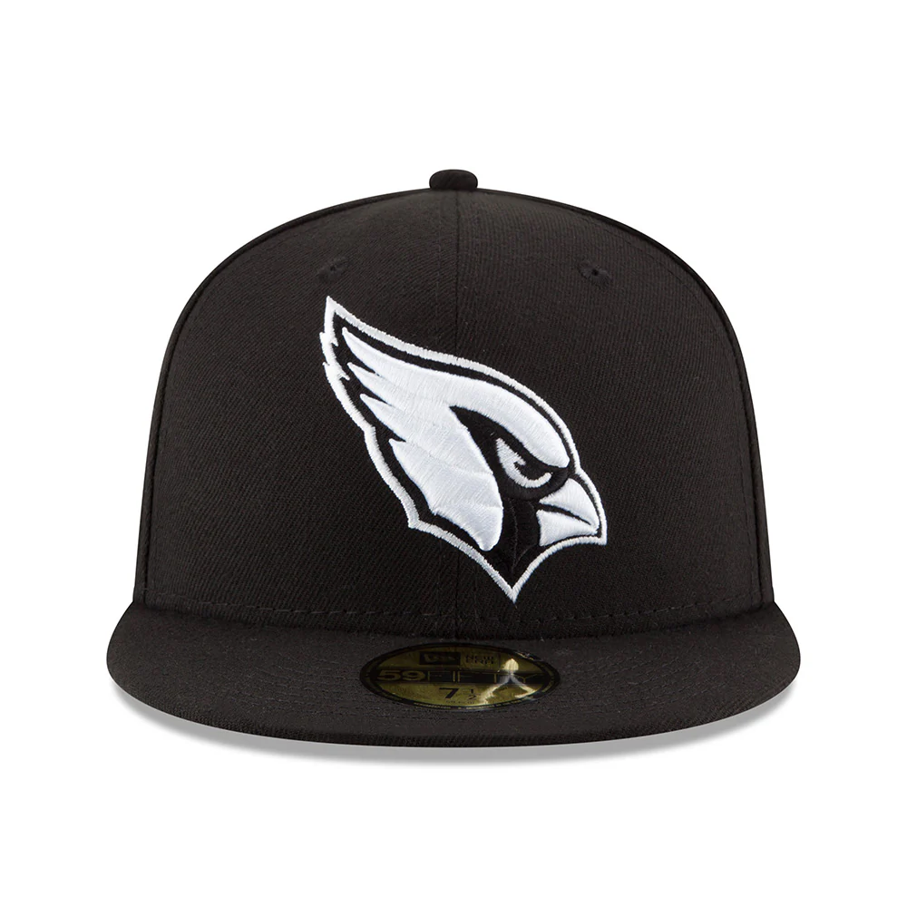 NFL Arizona Cardinals New Era Black & White 59FIFTY Fitted Hat - Image 3
