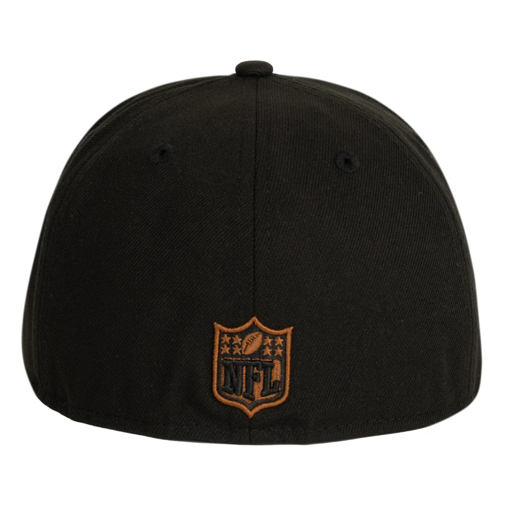 NFL Arizona Cardinals New Era Brown Under Visor 59FIFTY Fitted Hat - Black - Image 2